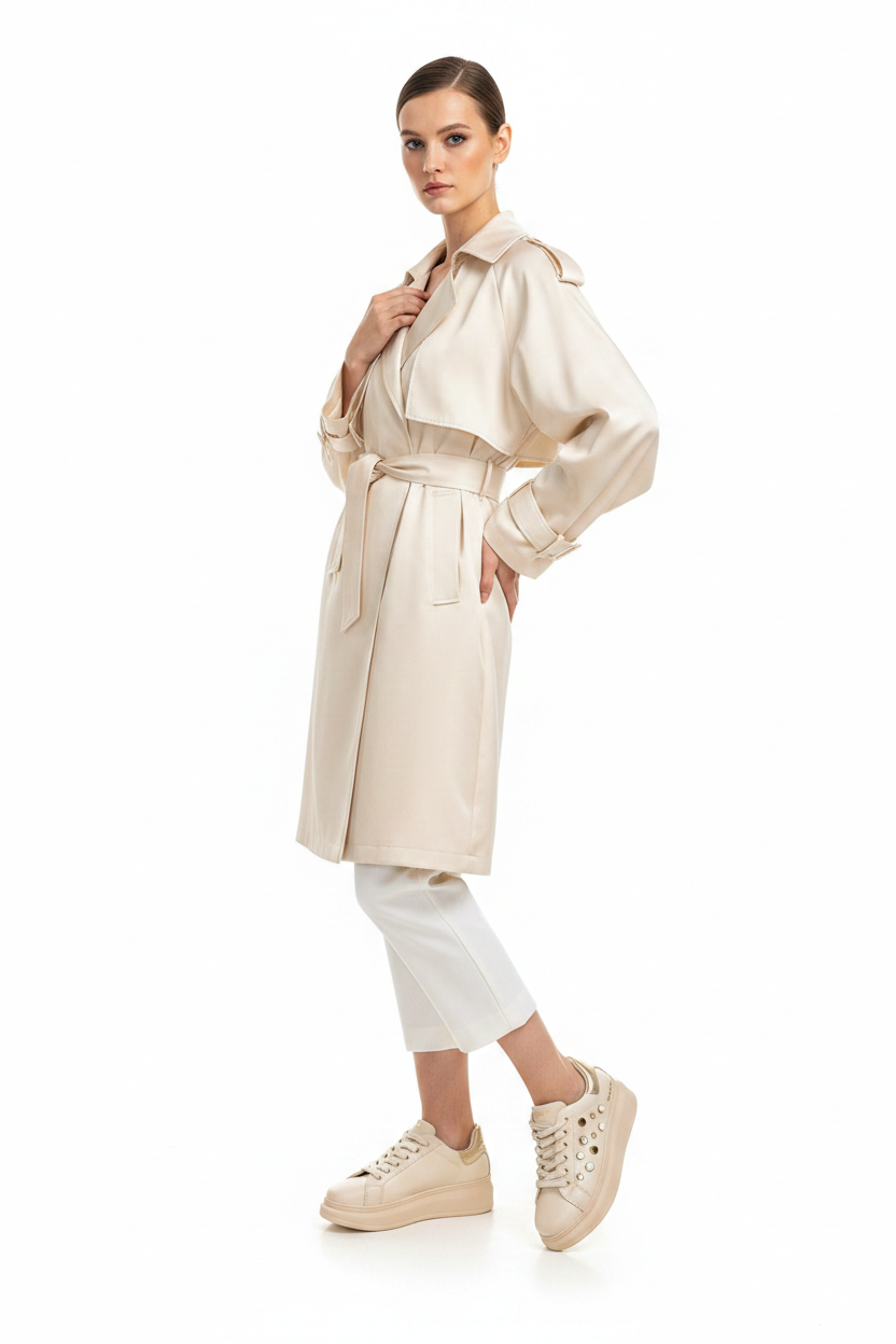 Sneakers beige ToscaBlu pelle