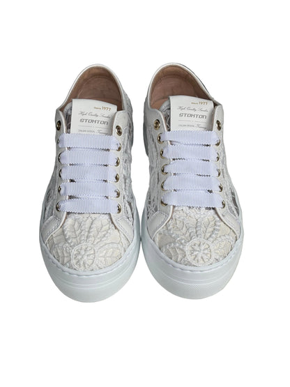 Sneakers Stokton pizzo bianco