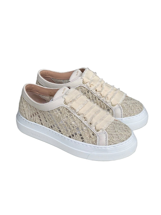 Sneakers Stokton pizzo oro