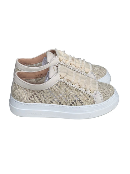 Sneakers Stokton pizzo oro