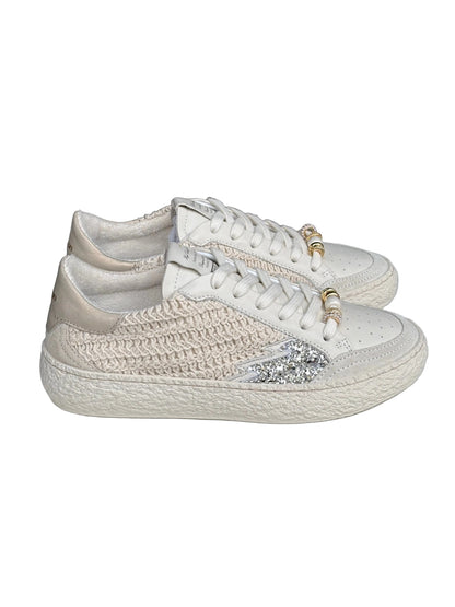 Sneakers Stokton rafia pelle