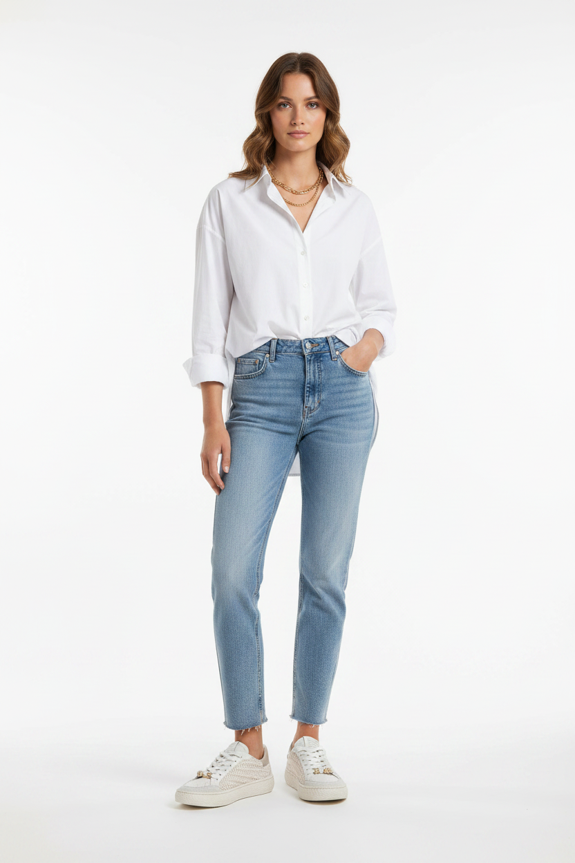 Sneakers Stokton rafia pelle