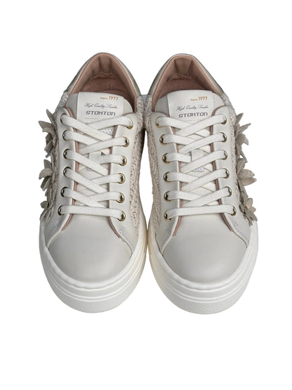 Sneakers Stokton rafia fiori