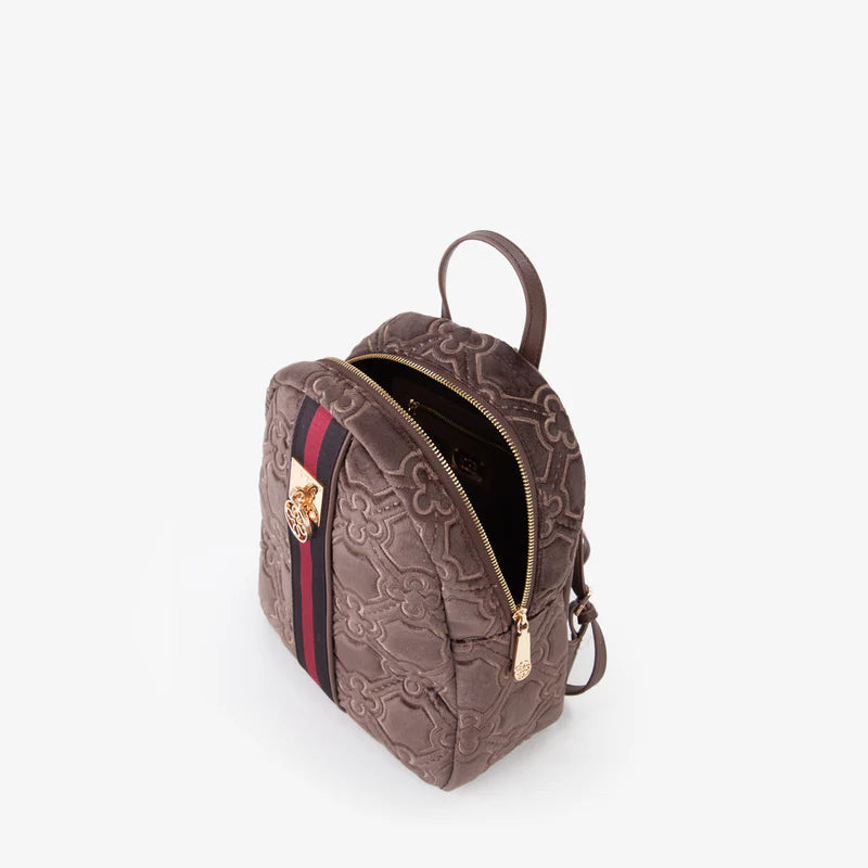 Zainetto marrone vellutino V°73