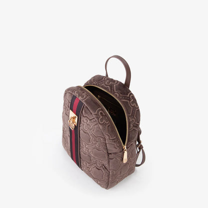 Zainetto marrone vellutino V°73