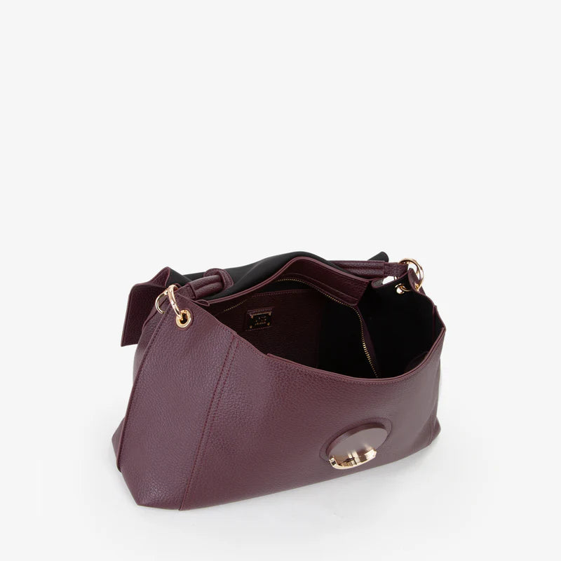 Borsa a mano bordeaux V°73