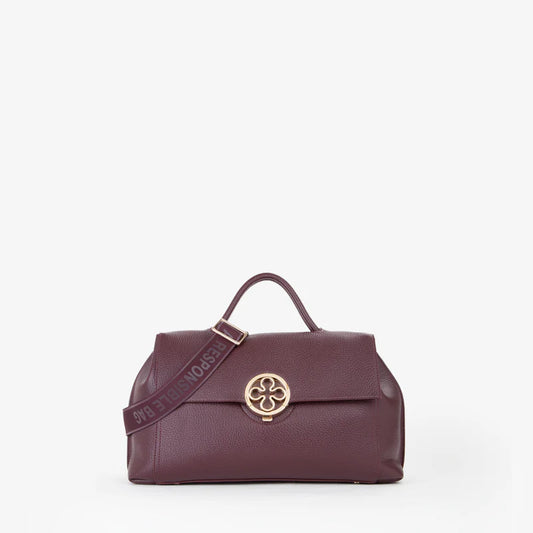 Borsa a mano bordeaux V°73