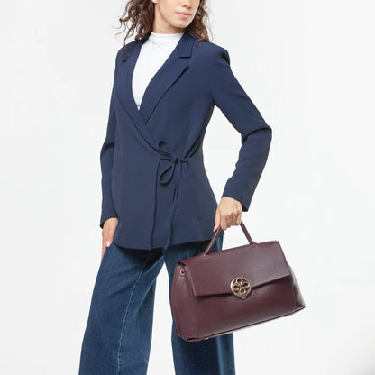 Borsa a mano bordeaux V°73