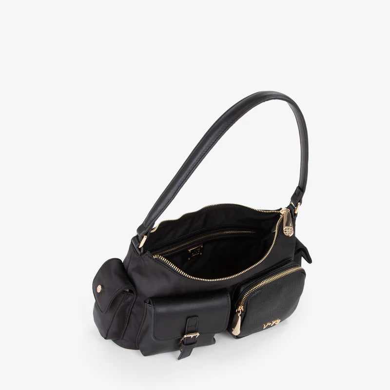 Borsa a spalla nera V°73