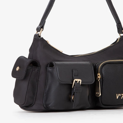Borsa a spalla nera V°73