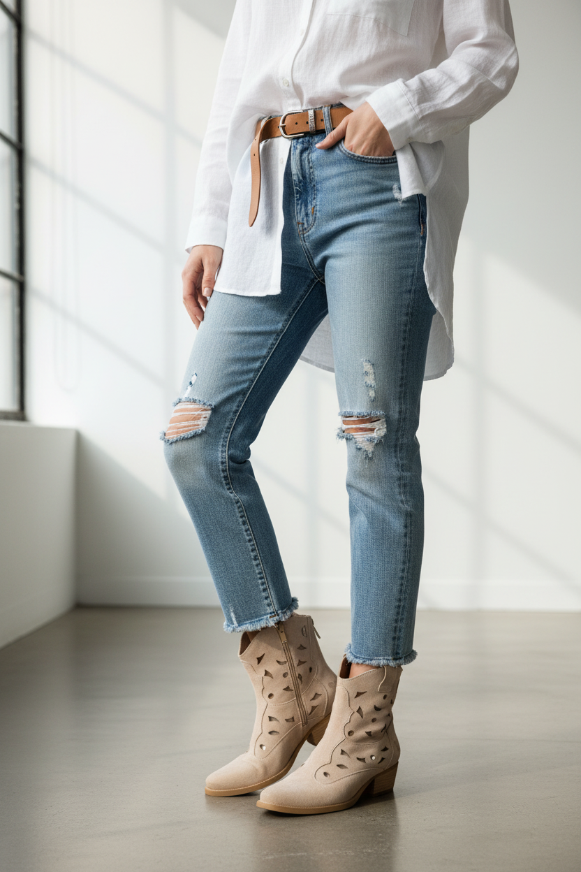 Texano Felmini beige
