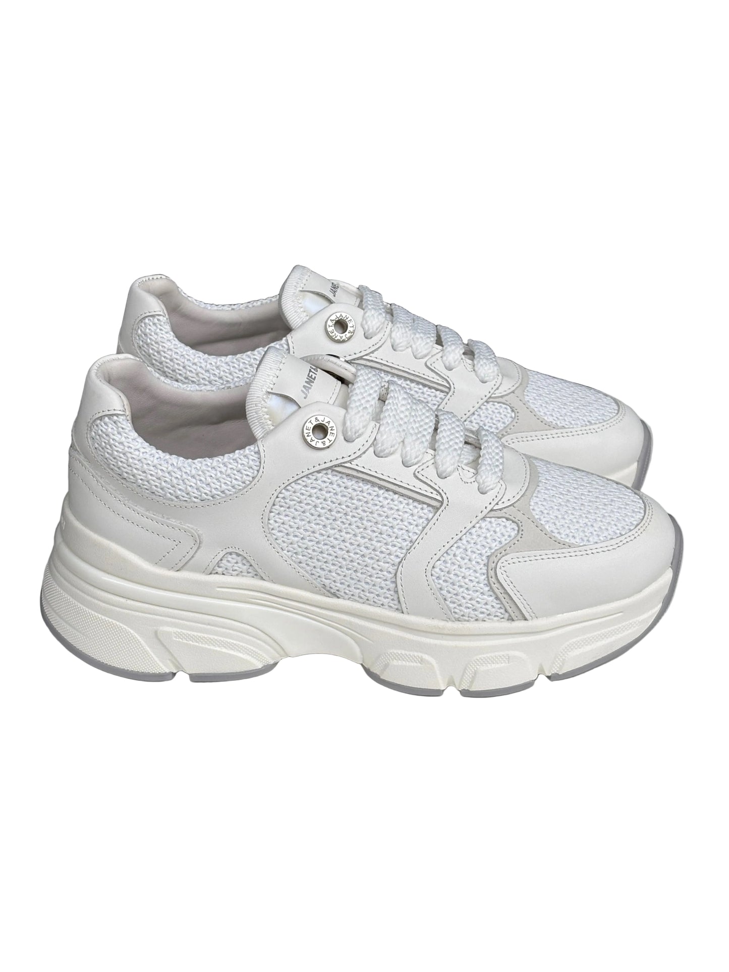 Sneakers Janet&Janet rafia bianca