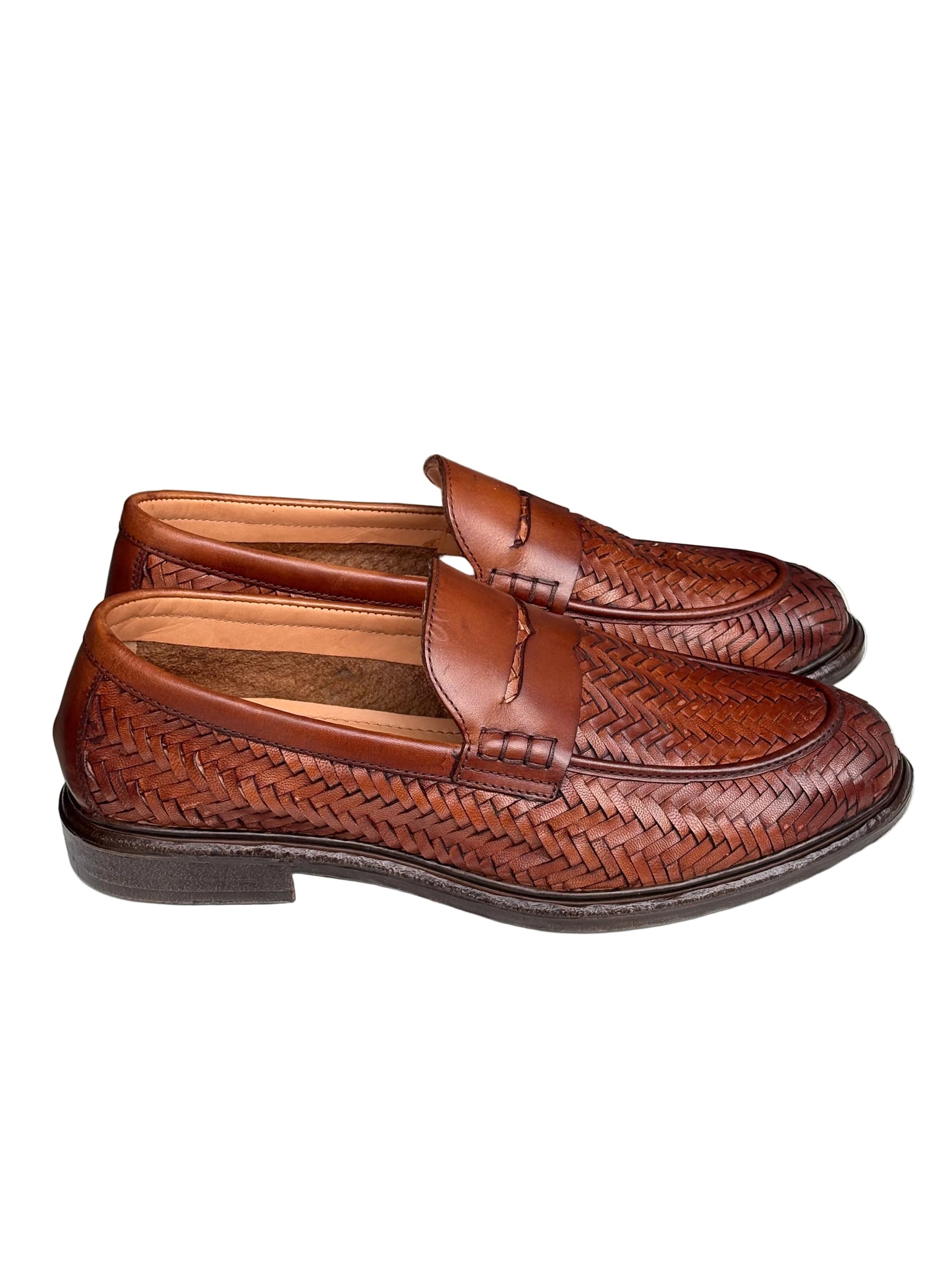 Mocassino Botticelli intrecciato cognac