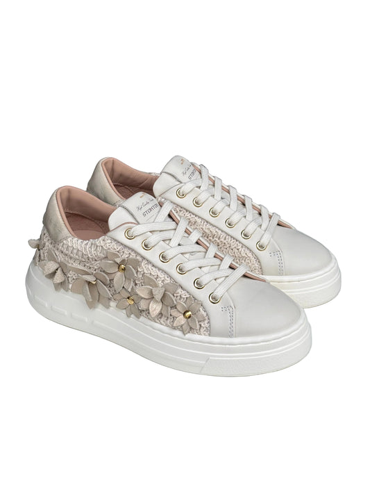 Sneakers Stokton rafia fiori