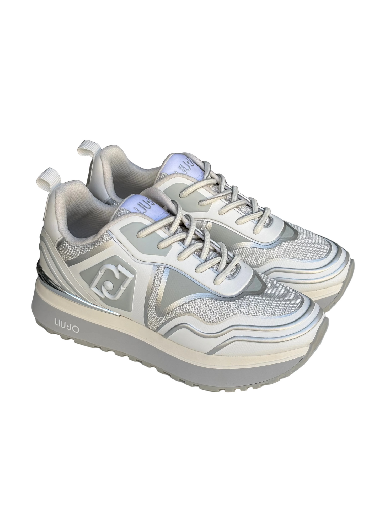 Sneakers Maxi Wonder Liu•Jo bianca/argento