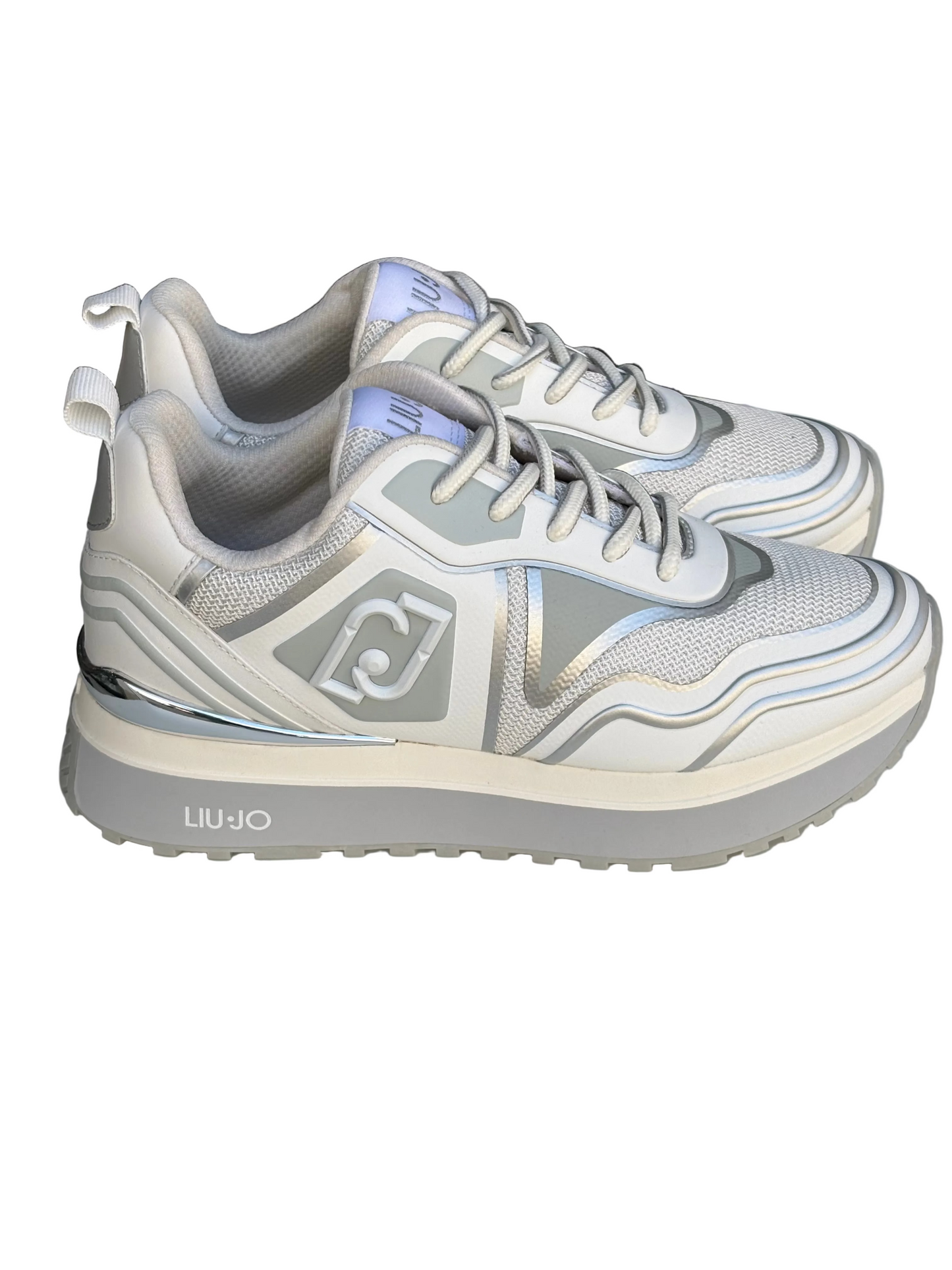 Sneakers Maxi Wonder Liu•Jo bianca/argento