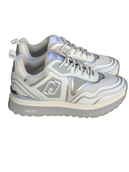 Sneakers Maxi Wonder Liu•Jo bianca/argento