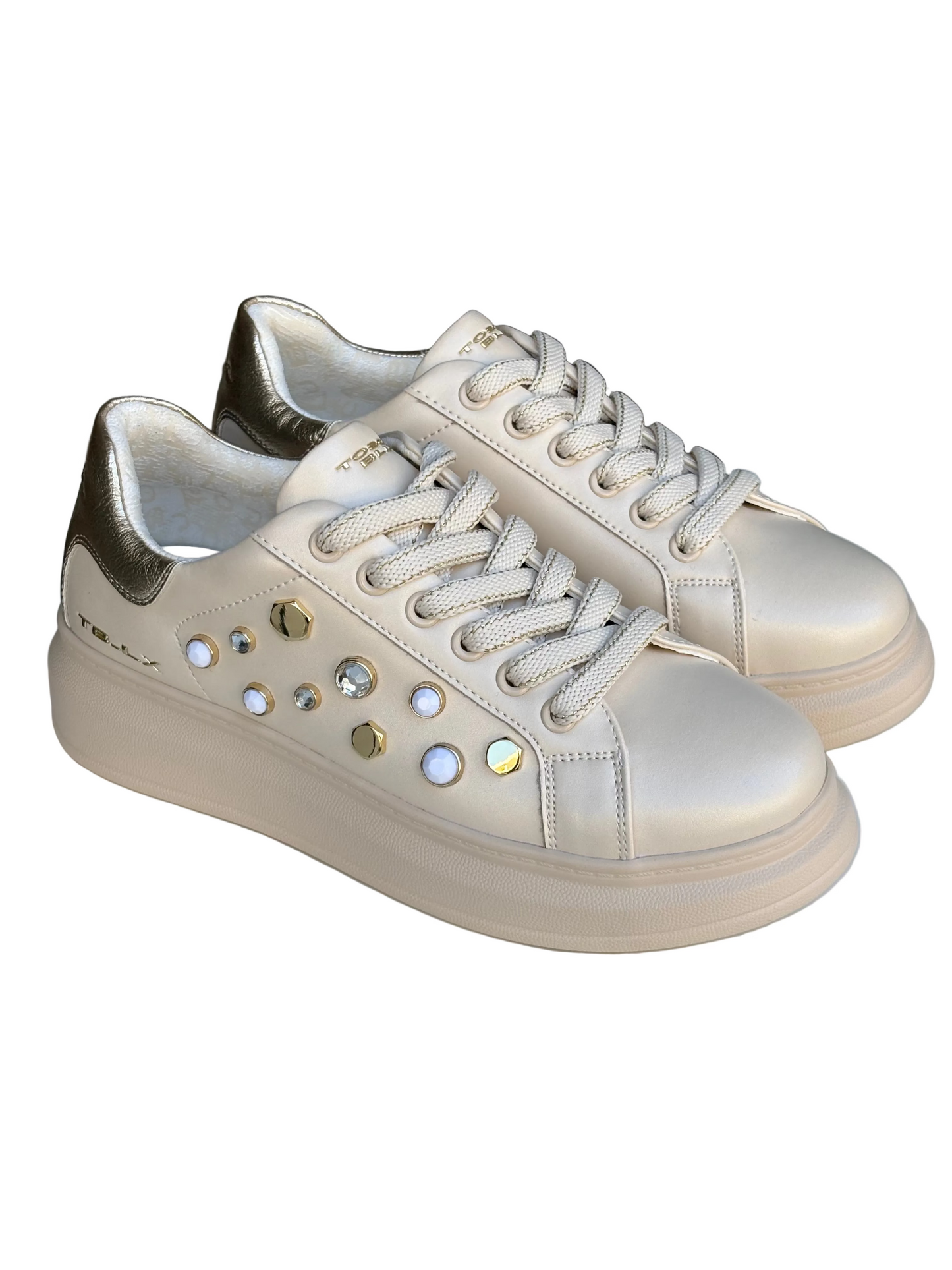 Sneakers beige ToscaBlu pelle
