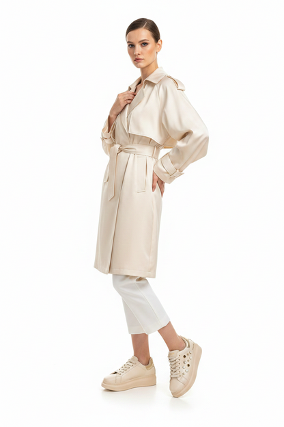 Sneakers beige ToscaBlu pelle