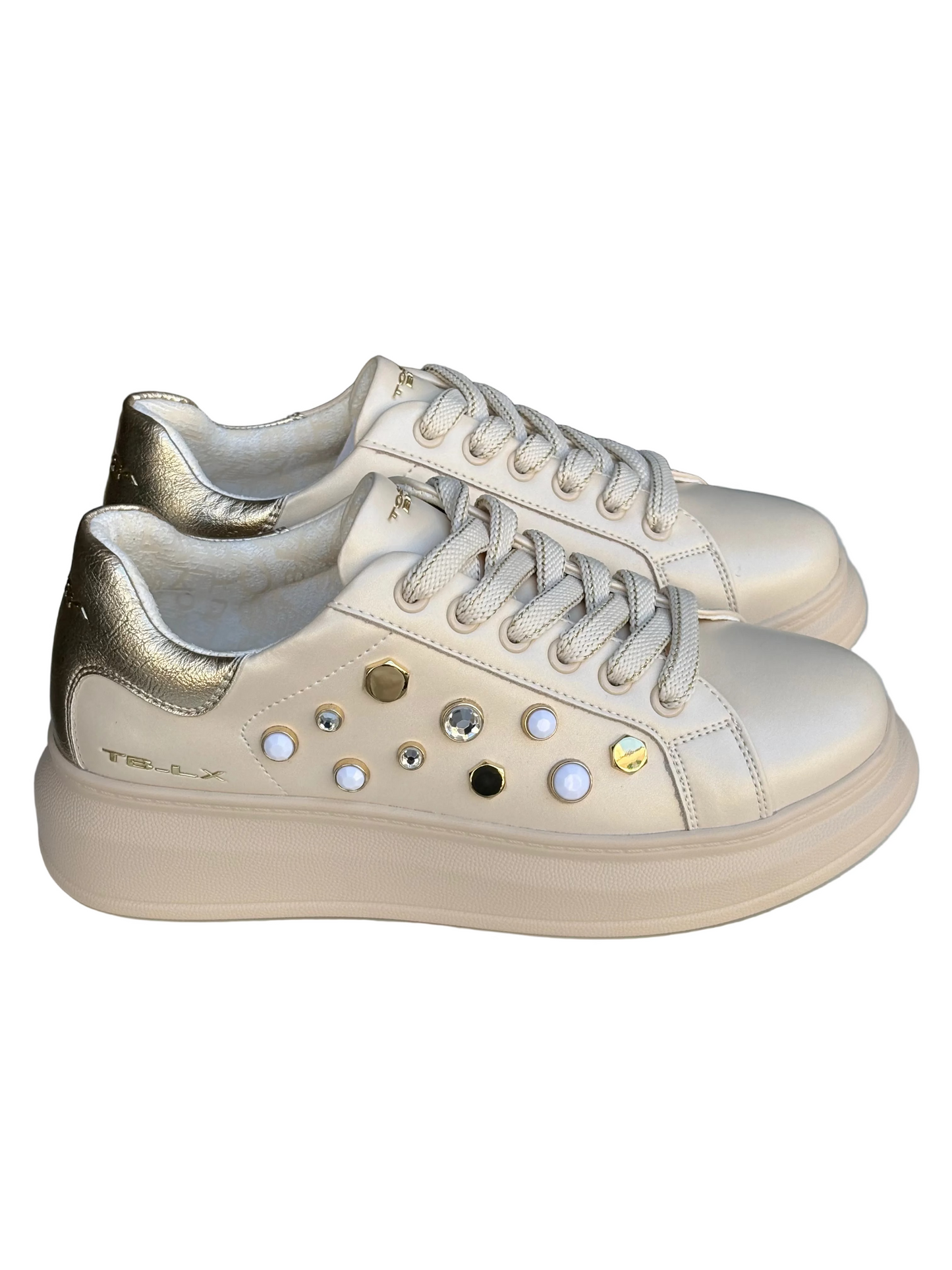 Sneakers beige ToscaBlu pelle