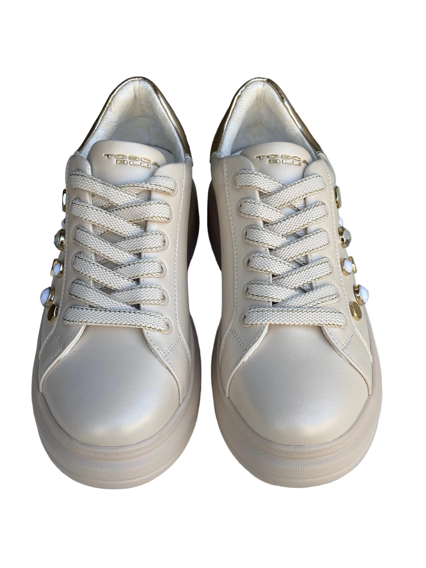 Sneakers beige ToscaBlu pelle