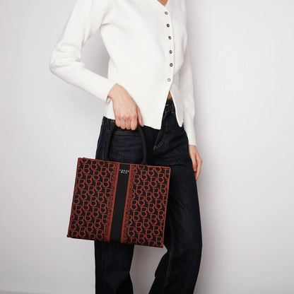 Shopping media logata Saint Tropez colore nero Tosca Blu