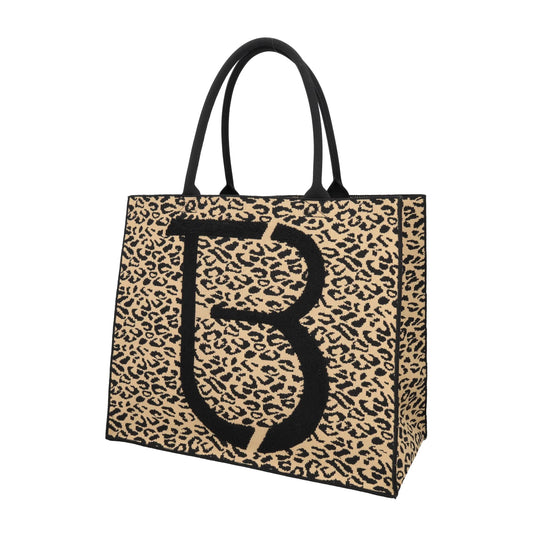 Maxi shopping Jungle con stampa animalier colore maculato