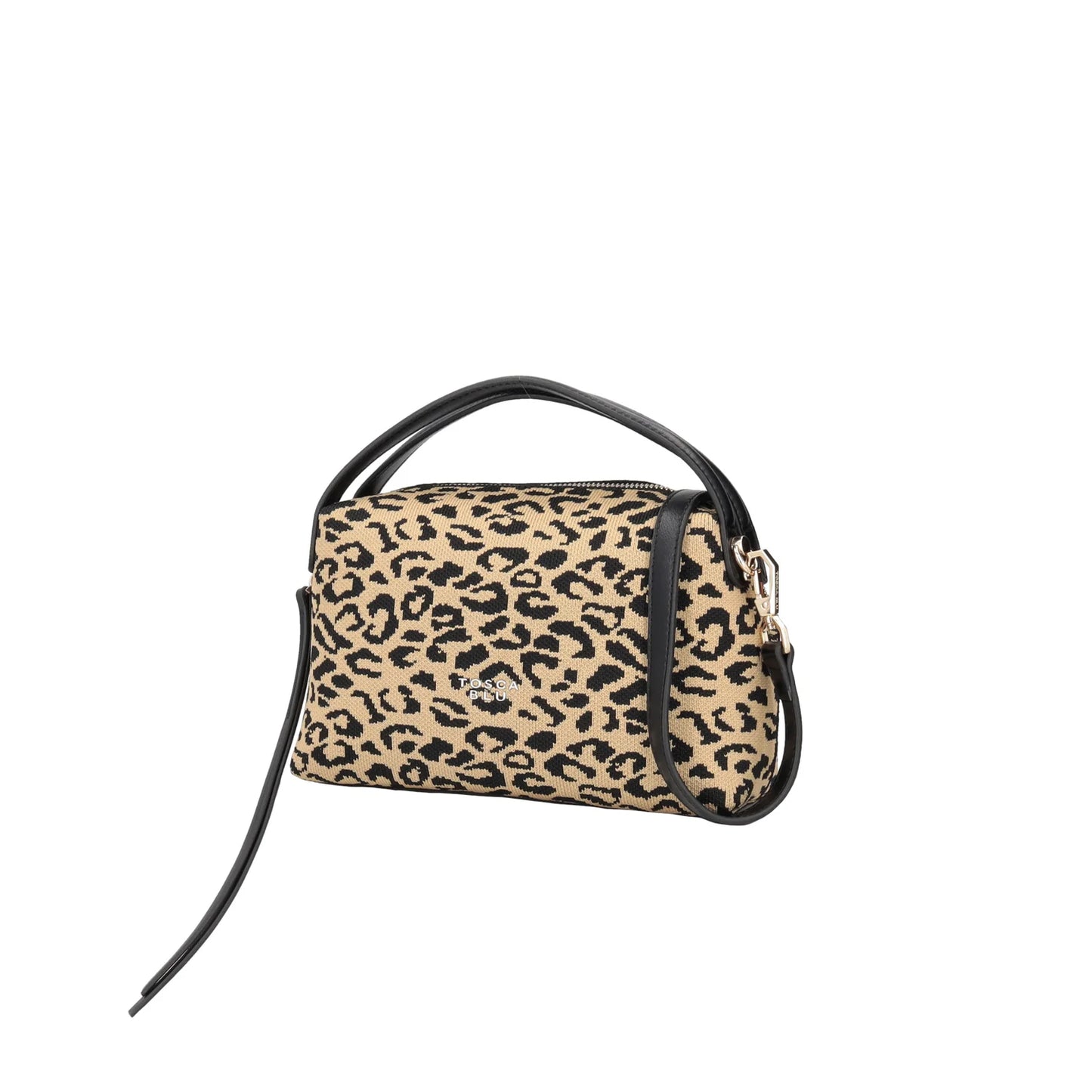 Mini borsa a mano Jungle con stampa animalier colore maculato