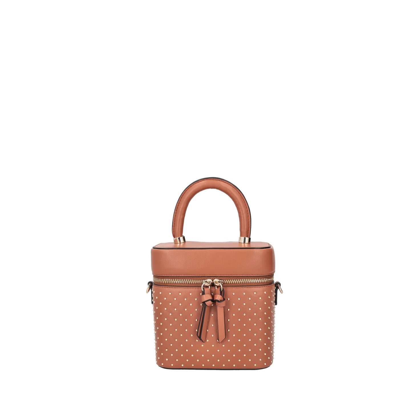 Borsa a mano rigida Erica colore cuoio