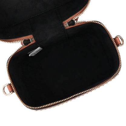 Borsa a mano rigida Erica colore cuoio