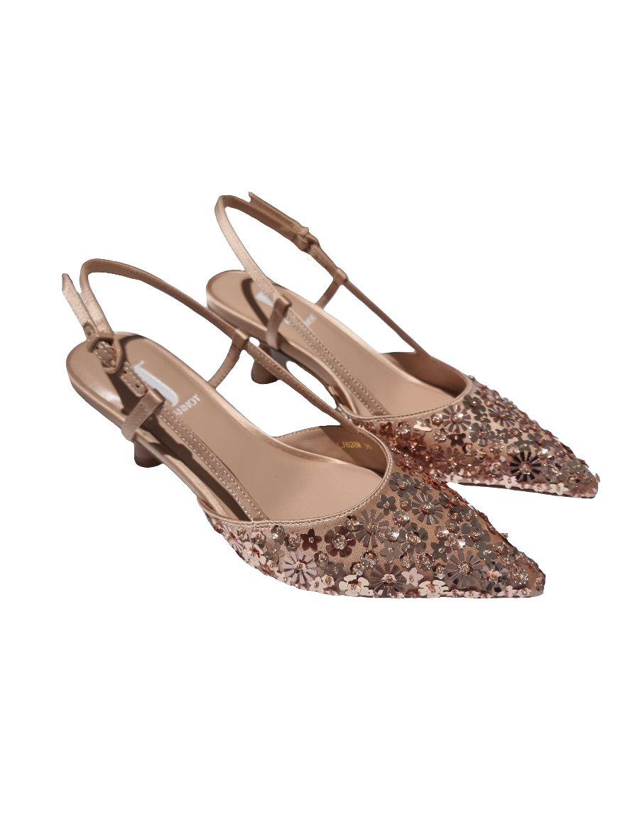 Slingback cipria Jeannot
