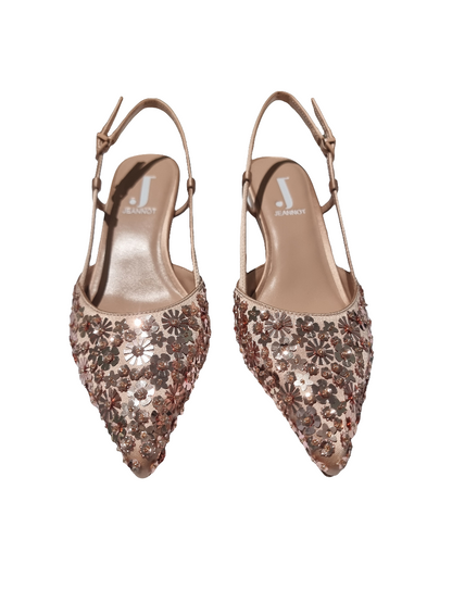 Slingback cipria Jeannot