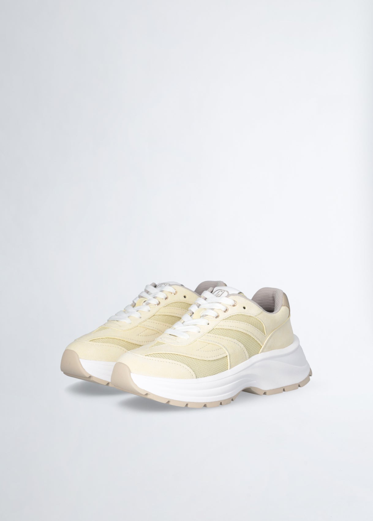 Sneakers in suede e brighty mesh Liu-Jo