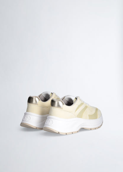 Sneakers in suede e brighty mesh Liu-Jo