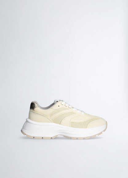 Sneakers in suede e brighty mesh Liu-Jo