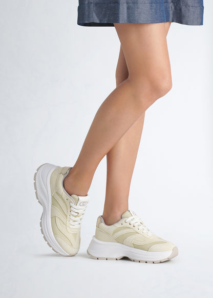 Sneakers in suede e brighty mesh Liu-Jo