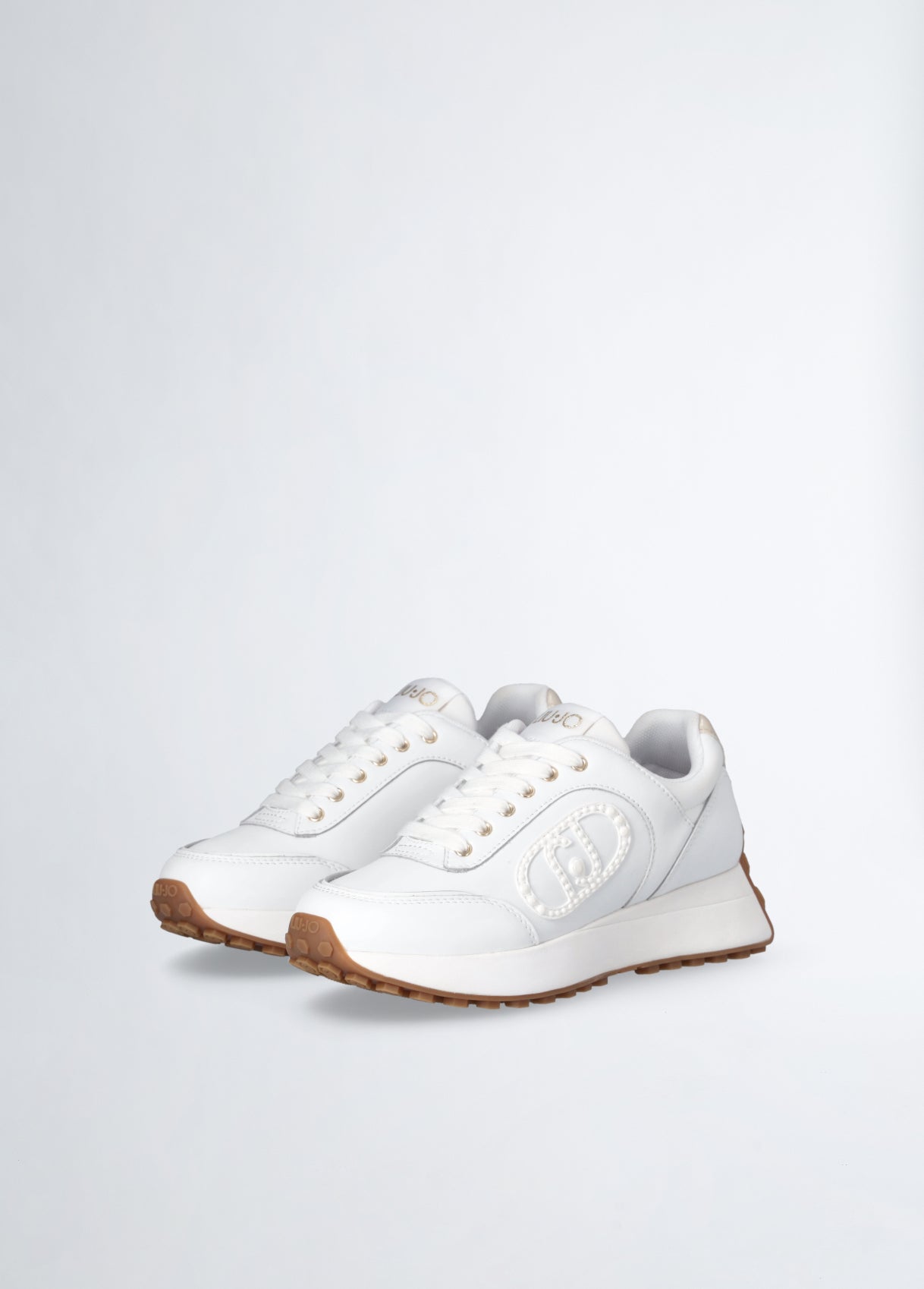 Sneakers bianche in pelle Liu-Jo