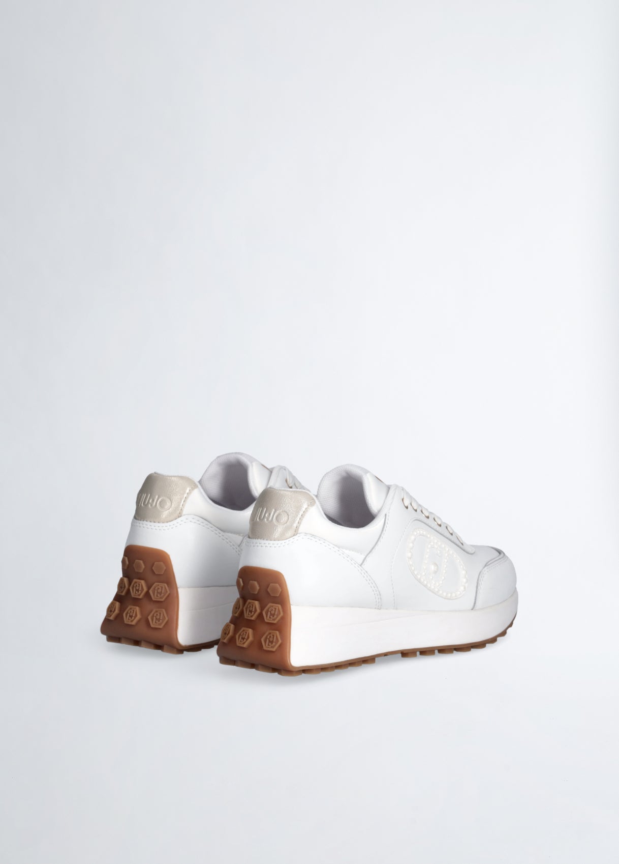 Sneakers bianche in pelle Liu-Jo