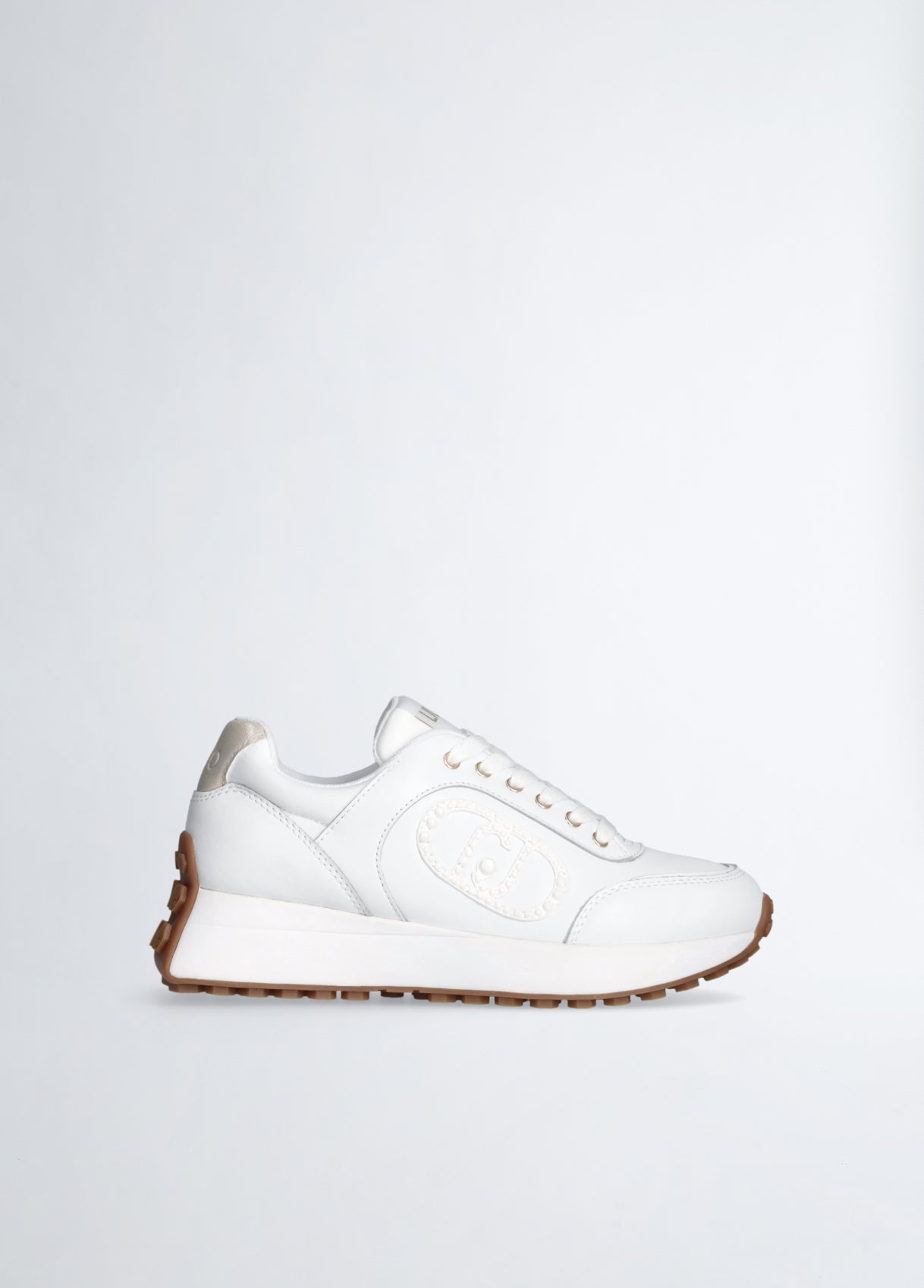 Sneakers bianche in pelle Liu-Jo