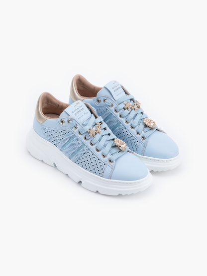 Sneakers Stokton Cielo in pelle