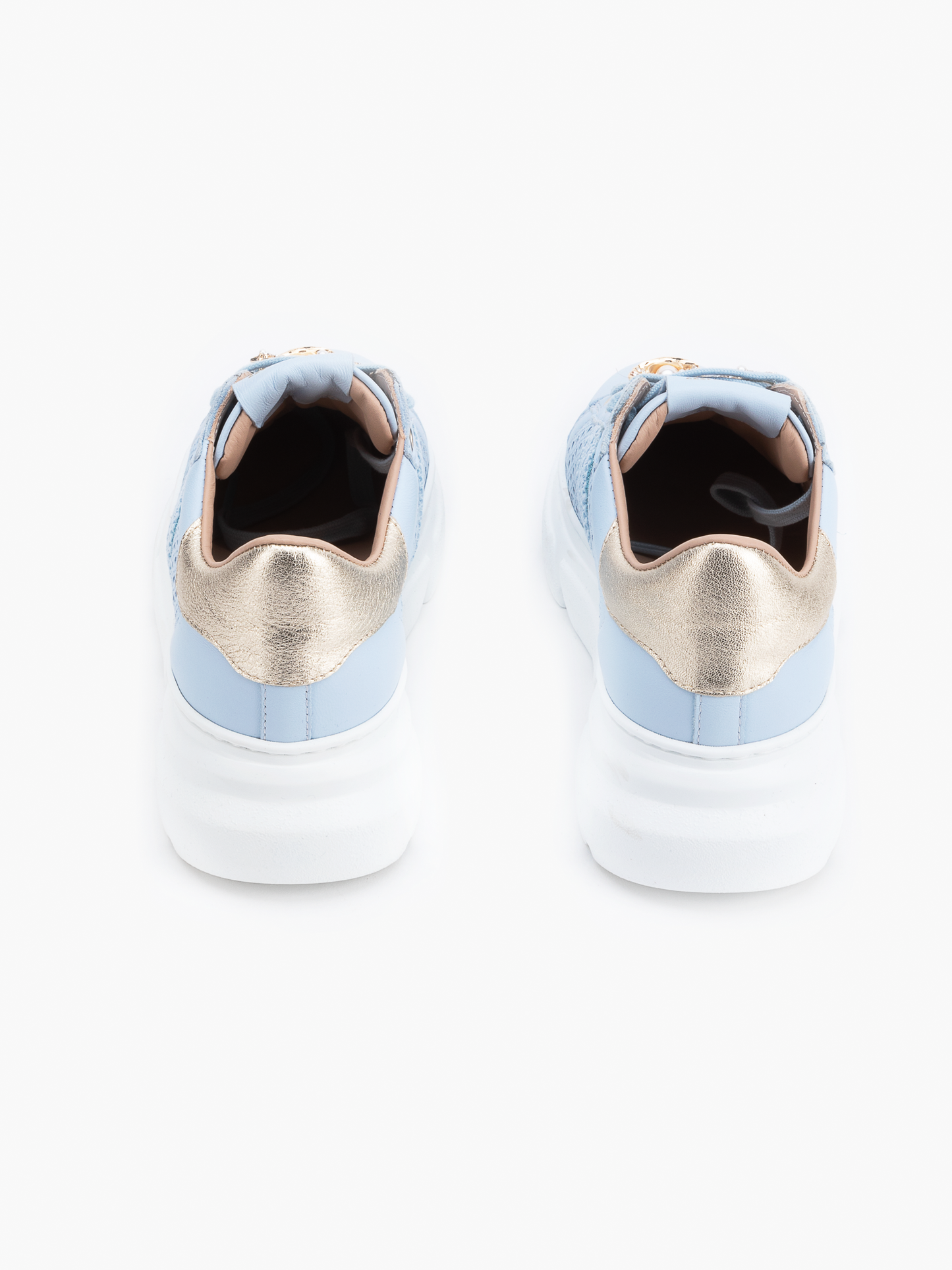 Sneakers Stokton Cielo in pelle