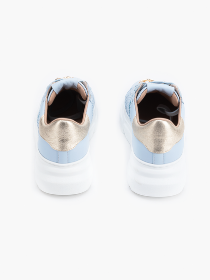 Sneakers Stokton Cielo in pelle