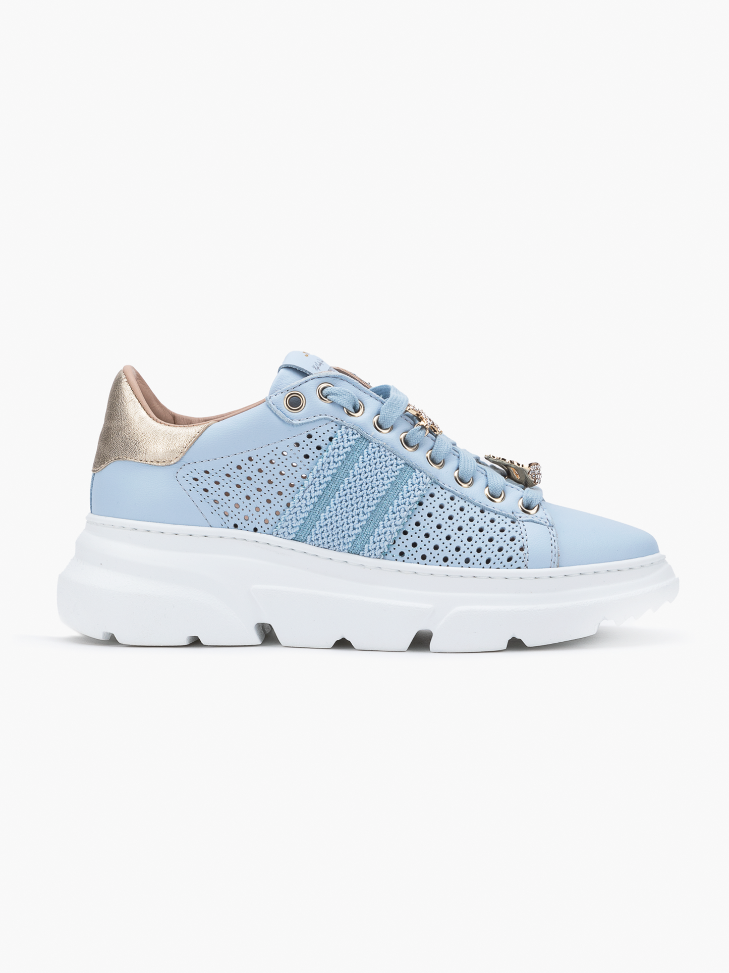 Sneakers Stokton Cielo in pelle